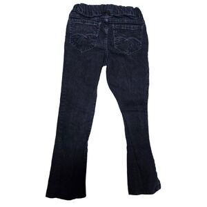 Piper Faves Girls Dark Wash Skinny Bootcut Jeans Size 8R Adjustable Waist Indigo